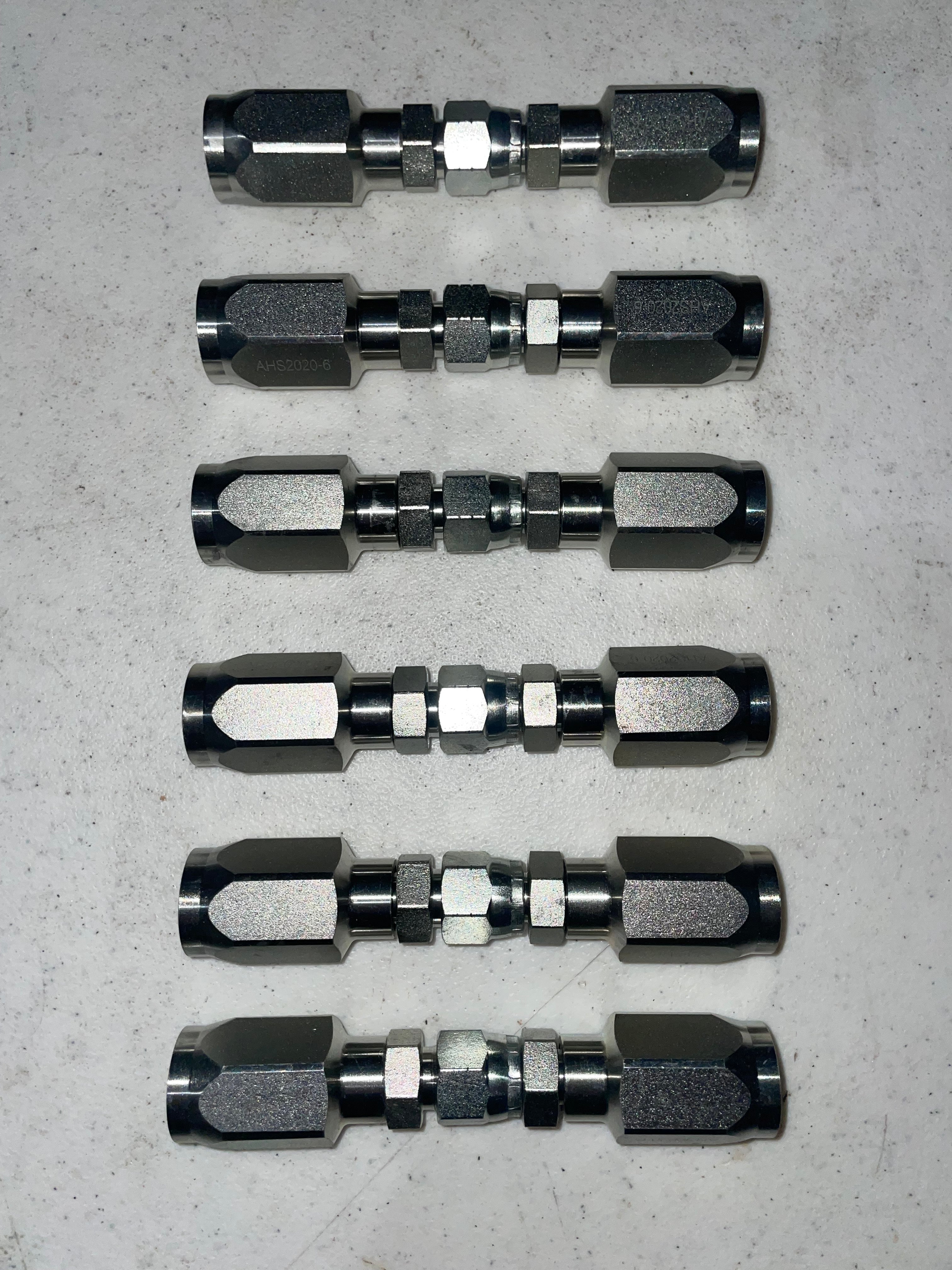 6 Pack of 3/8" Hydraulic Hose Field Repair kits FREE Shipping!! DG