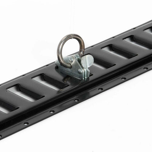 5ft Black Painted Horizontal E-Track