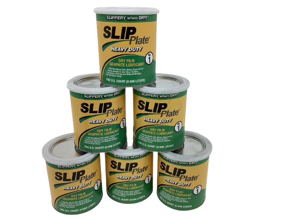 6 Pack of 1 QUART Cans of SLIP Plate