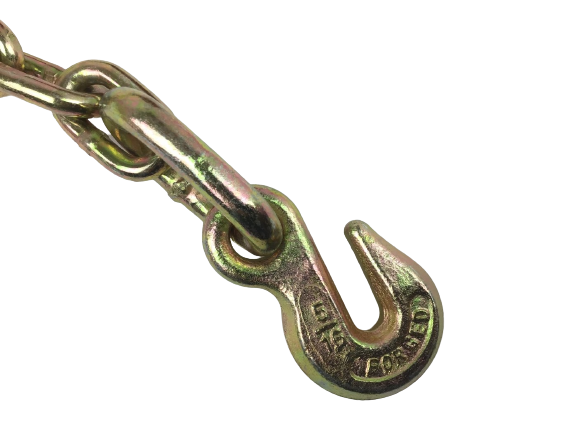 Snatch Block 2 ton w/ Chain and Grab Hook Assembly