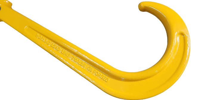 15" Clevis J Hook Grade 80 - Yellow