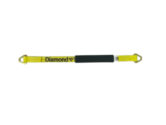 2" Complete Axle Tie Down Kit - Diamond Weave