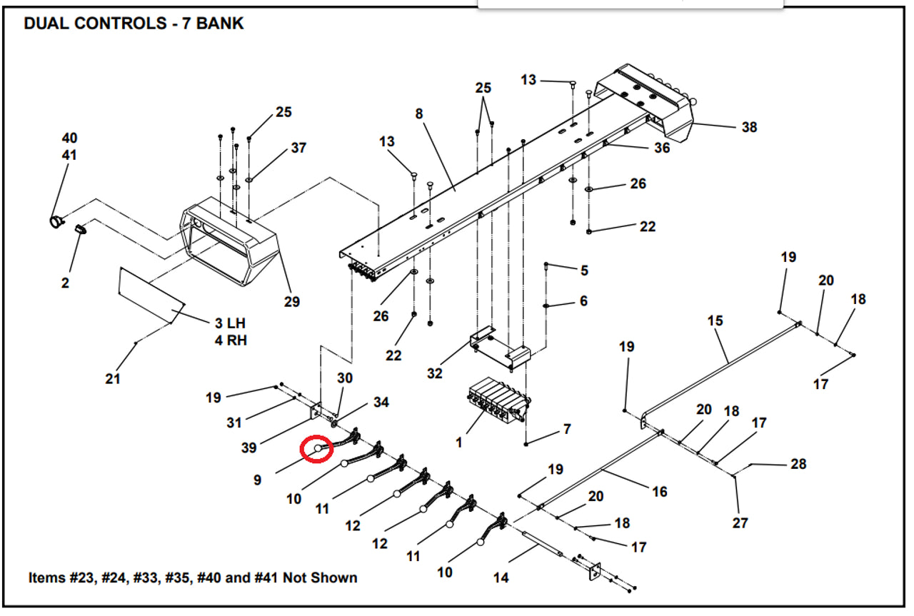 Jerr-Dan HANDLE CONTROL 3.08in OFFSET