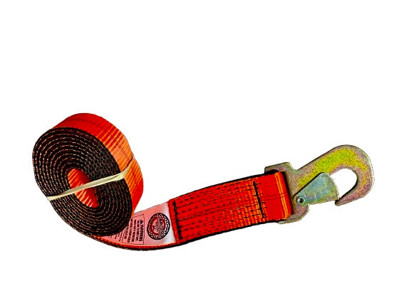 2" X 8' Snap Hook Strap - Standard Web