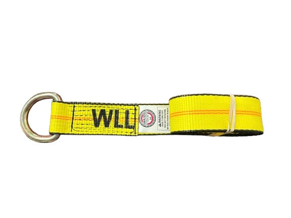 2" X 8' D Ring Strap - Standard Web