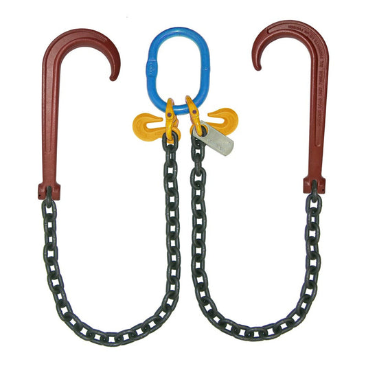 3/8" Grade 80 15" J Hook V-Chain