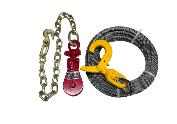 Rollback Kit W/ 50' Steel Core Cable, Snatch Block & ITI Skate Kit