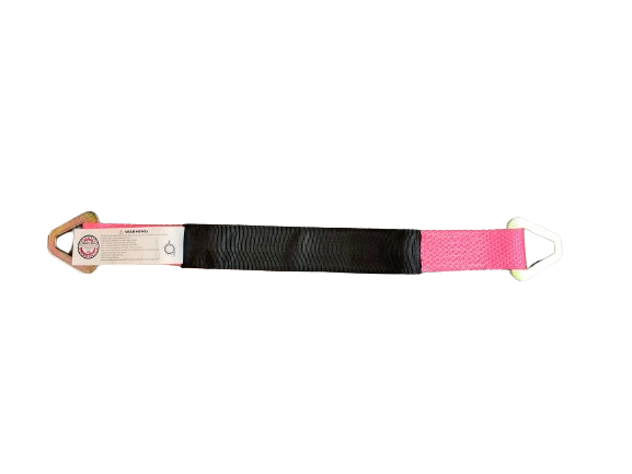 2" X 24" Premium Weave Axle Strap with Protective Sleeve