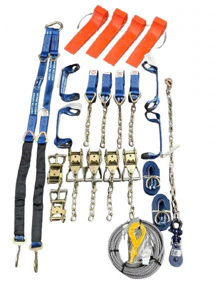 Complete Rollback Tie Down Kit with Exotic Soft Bridle