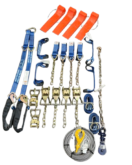 Complete Rollback Tie Down Kit with Exotic Soft Bridle