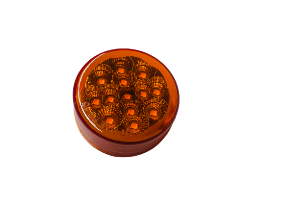 2.5" Amber Round Trailer LED Clearance Marker Lights