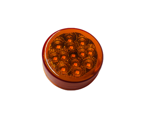 2.5" Amber Round Trailer LED Clearance Marker Lights