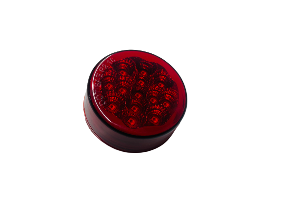 2.5" Red Round Trailer LED Clearance Marker Lights