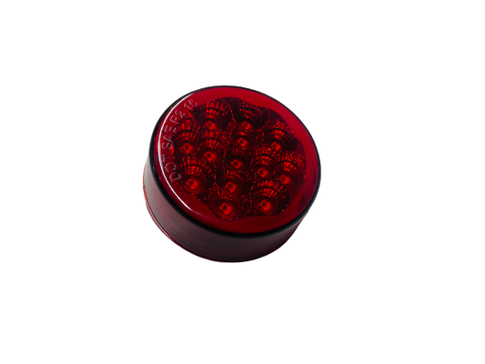 2.5" Red Round Trailer LED Clearance Marker Lights