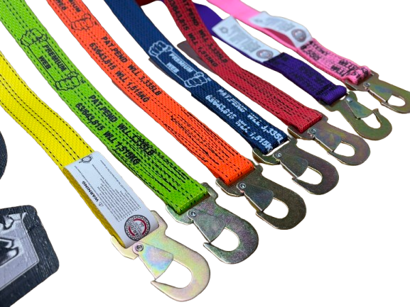 2" X 10' PREMIUM WEB Snap Hook Wheel Lift Strap