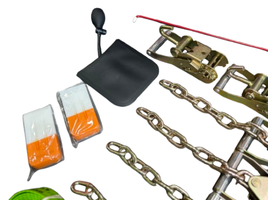 Standard Rollback Tie Down Kit with 4 Piece Lock Out Kit