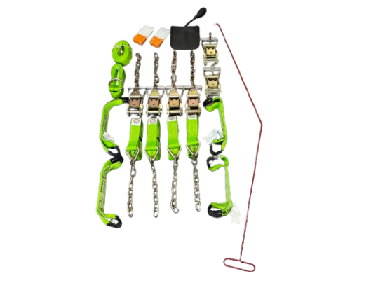 Standard Rollback Tie Down Kit with 4 Piece Lock Out Kit