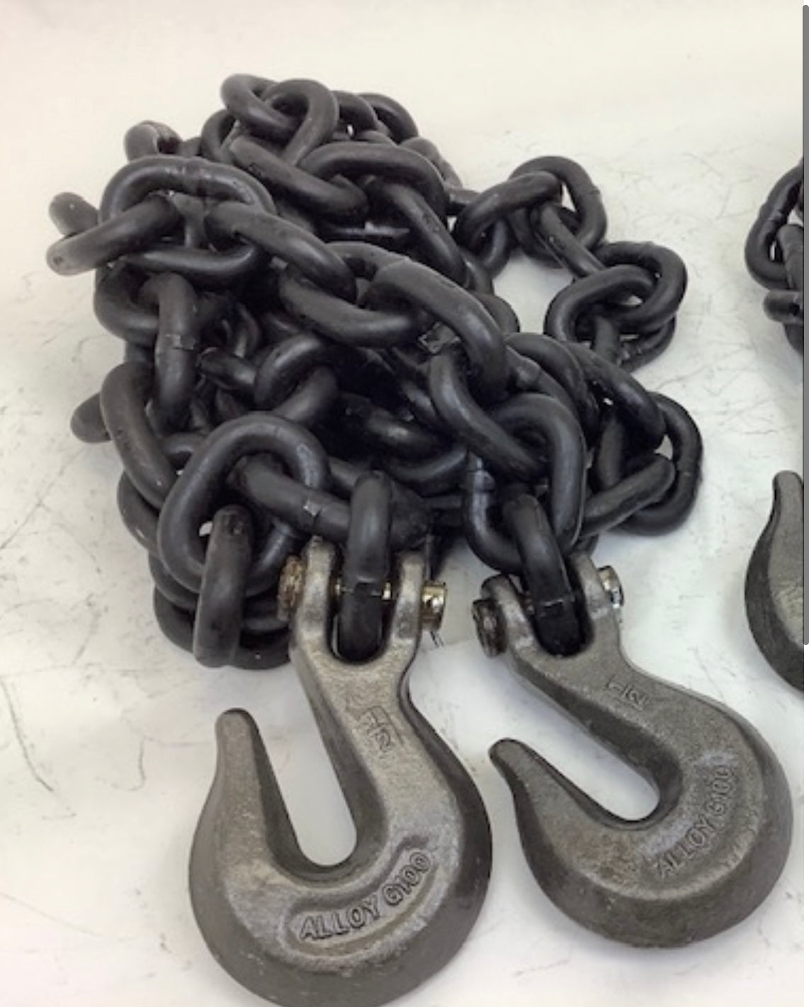 1/2 X 6' G100 Heavy Haul Chain with Laclede Grab Hooks