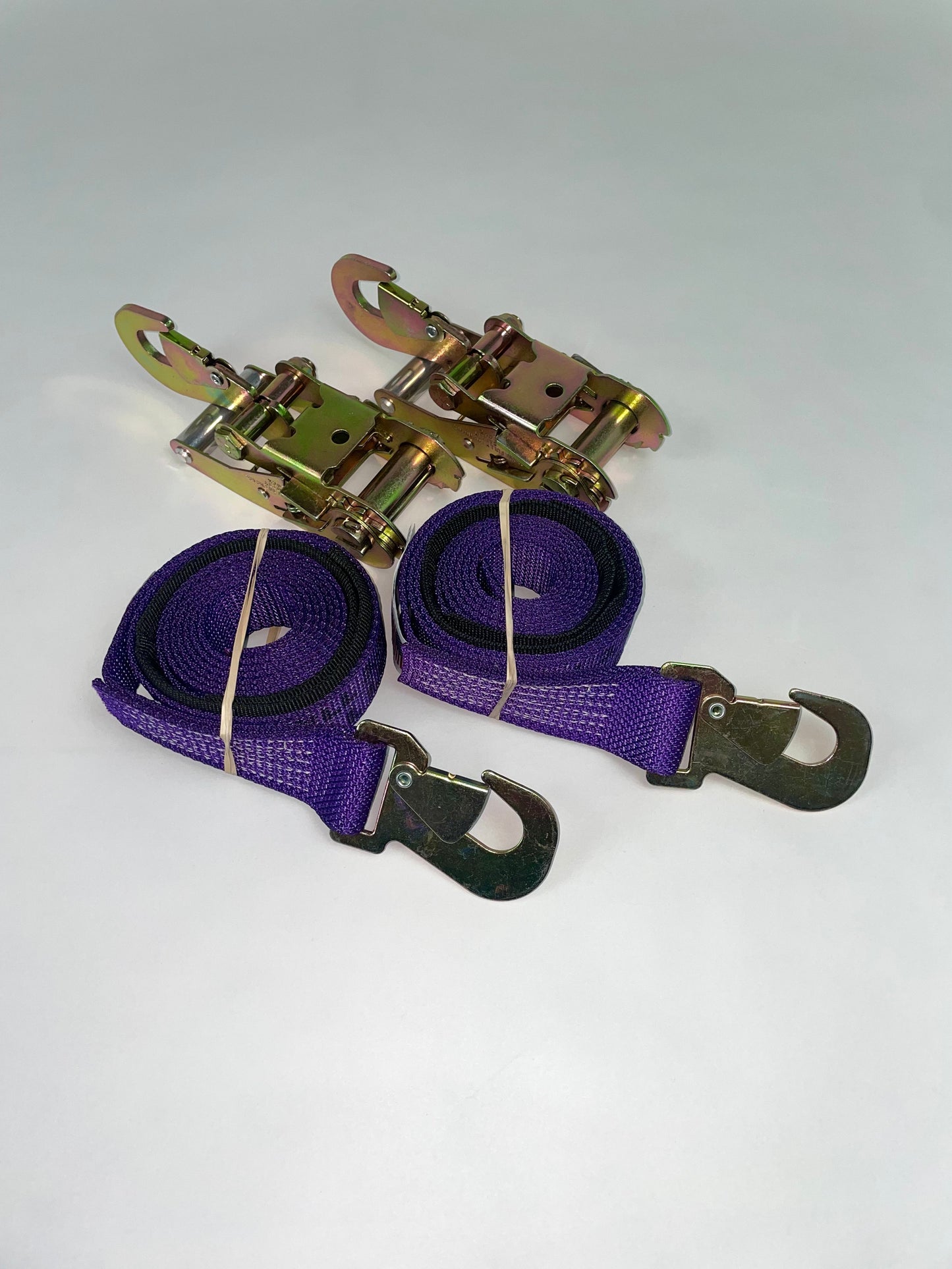 2 Pack Snap Hook Straps with Snap Hook Ratchet