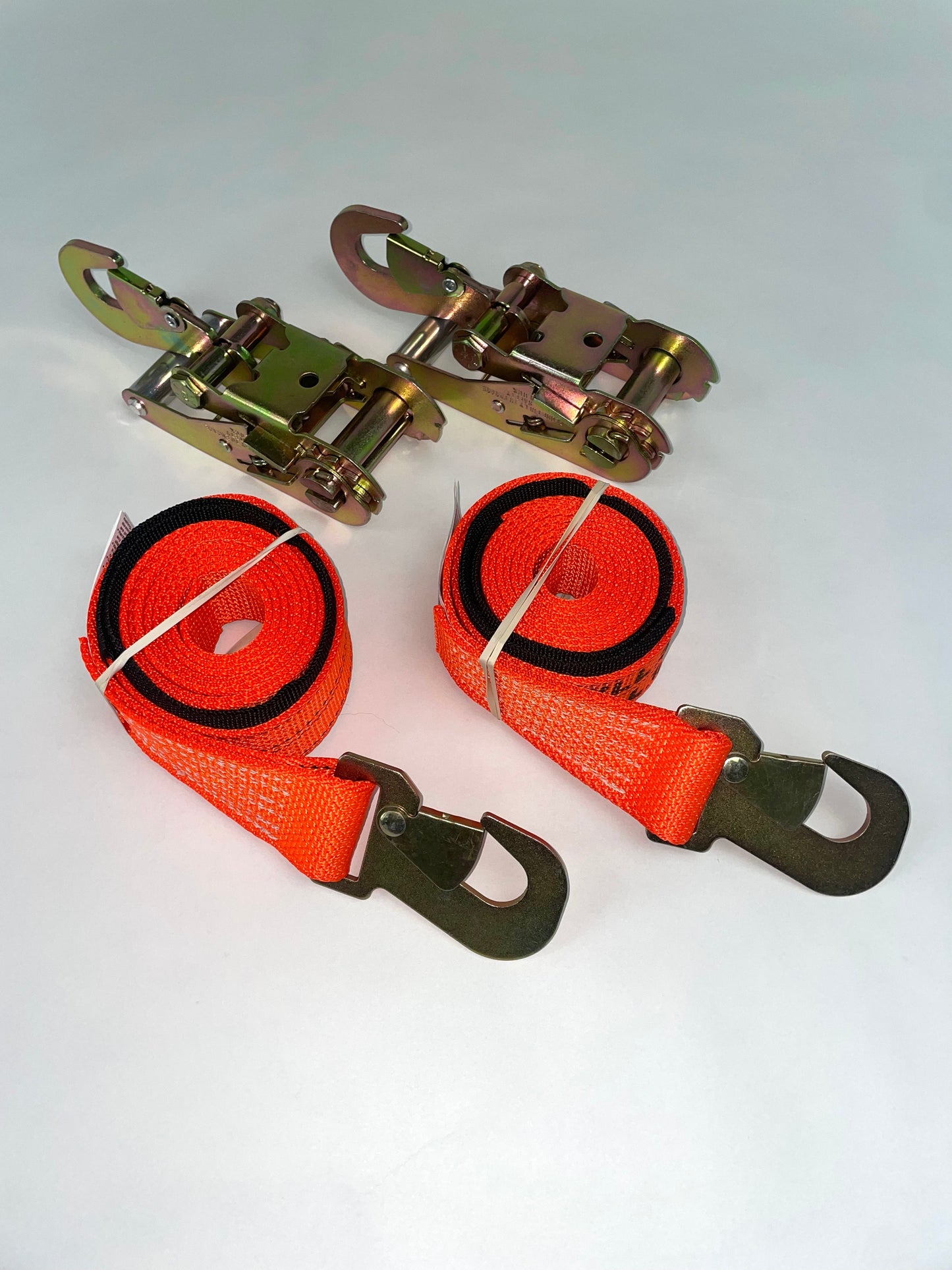 2 Pack Snap Hook Straps with Snap Hook Ratchet