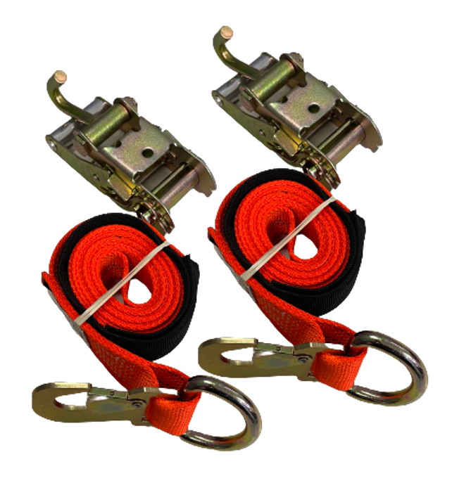 2pk Snap hook / D ring Lasso with Finger hook ratchets / Free Shipping