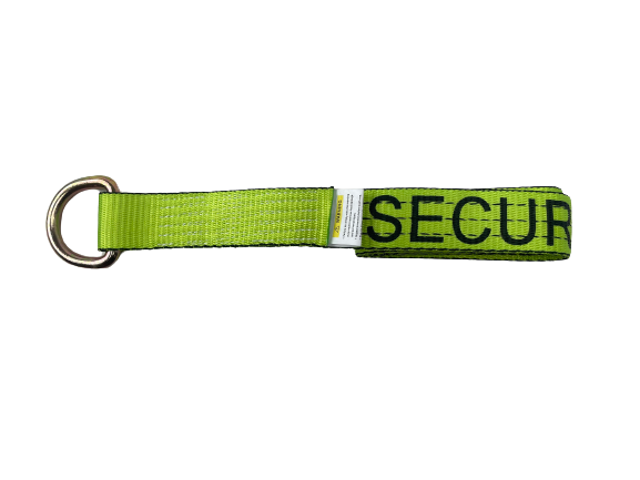8" Green TECNIC Lasso strap with D/ring
