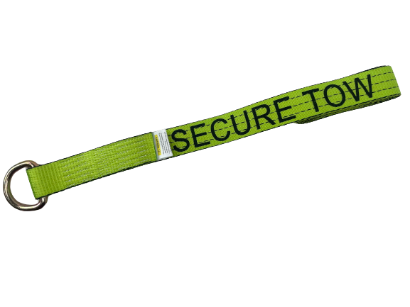 8" Green TECNIC Lasso strap with D/ring