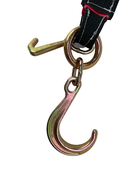 3" x 30" V bridle strap with 8" Sport J hook and mini J (Reinforced)