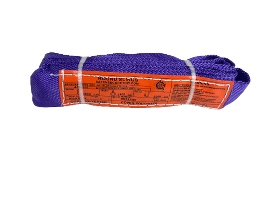 Round Sling Purple 4 ft 2600 lbs Vertical, 5200 lbs Basket WLL