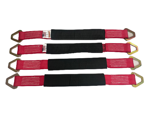 4PK Axle straps with Protective Codura Sleeve / Free Shipping