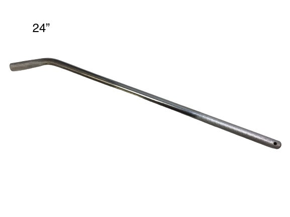 24" Chrome Tie-Down Bar for Car Haulers