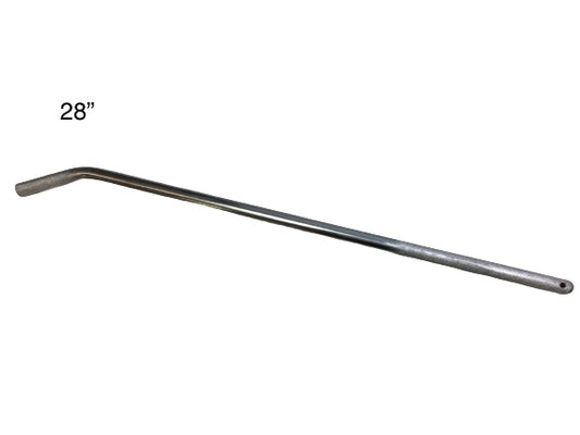 28" Chrome Tie-Down Bar for Car Haulers