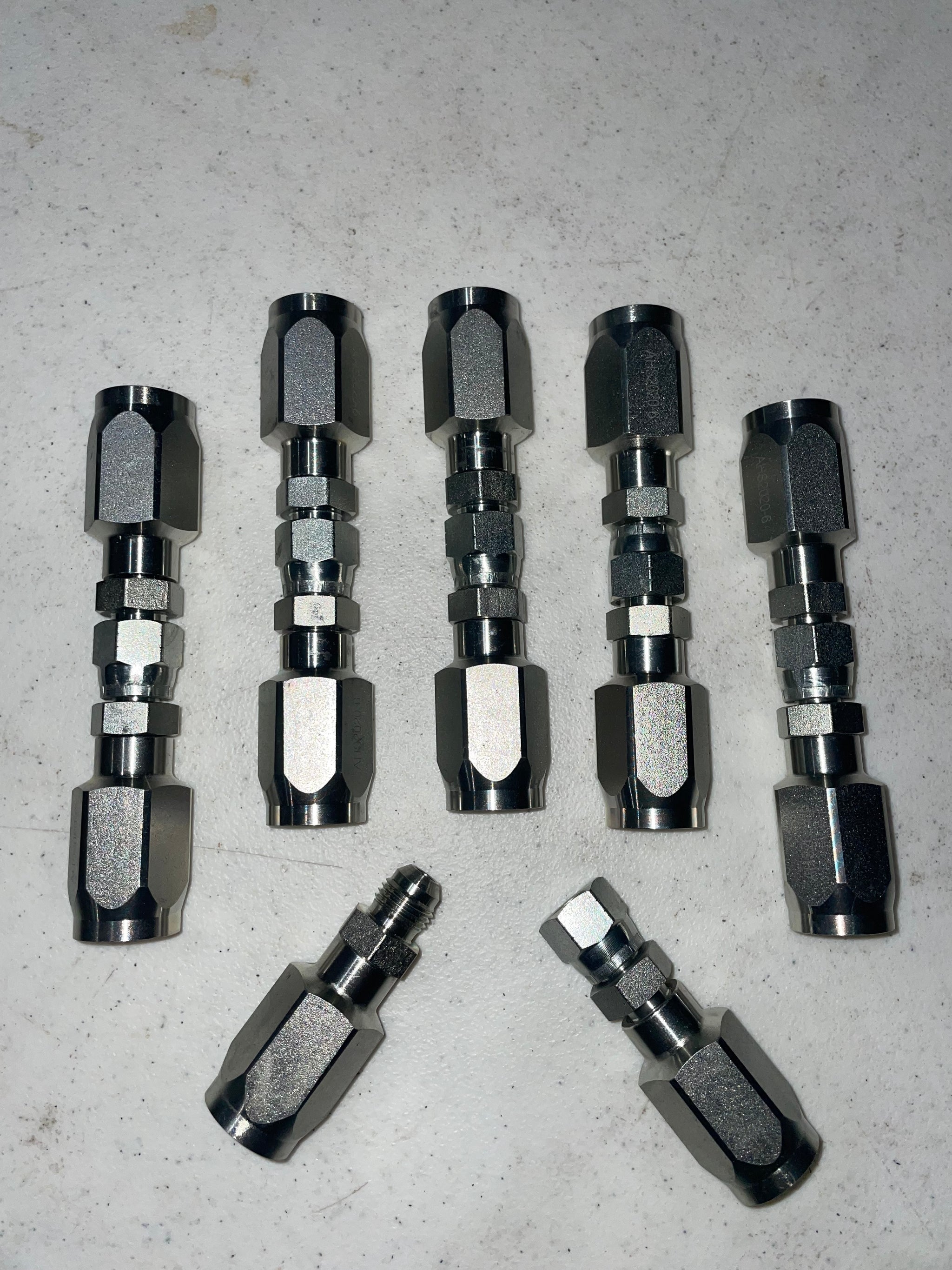 6 Pack of 1/4" Hydraulic Hose Field Repair kits FREE Shipping!! DG