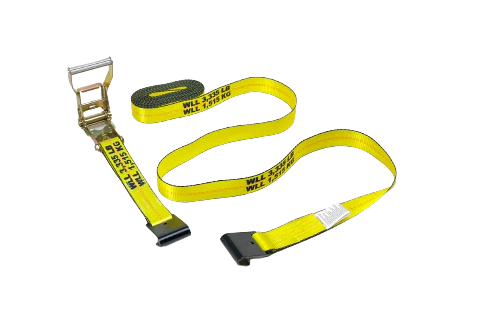 2" x 30' Cargo Ratchet Straps w/ Flat Hooks