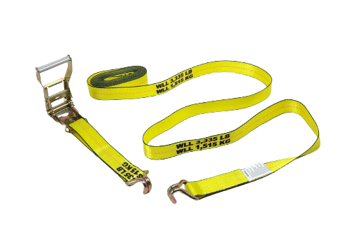 2" x 30' Ratchet Strap with Wire Hook