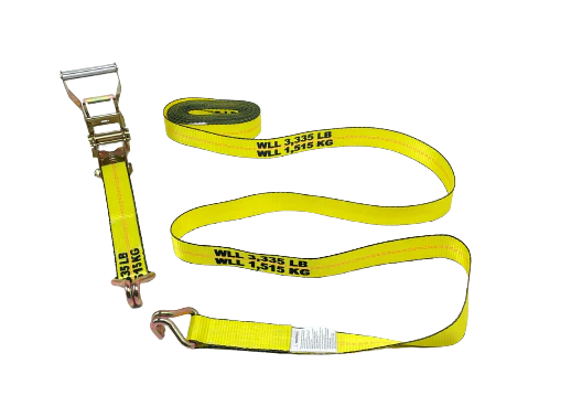 2" x 30' Ratchet Strap with Wire Hook