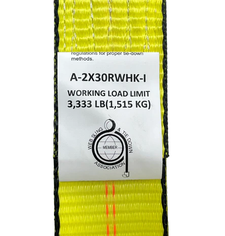 2" x 30' Ratchet Strap with Wire Hook