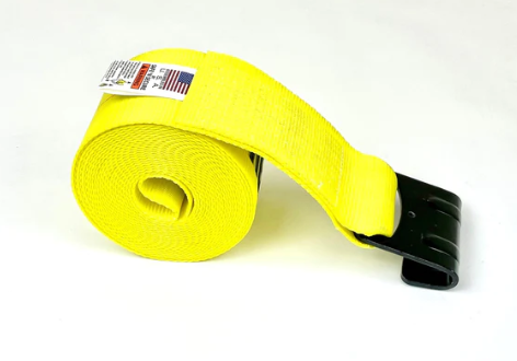 4" x 30' Winch Strap with Flat Hook