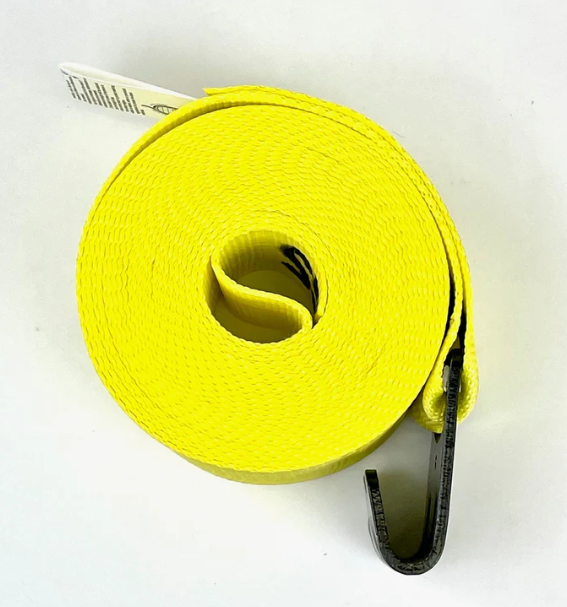 4" x 30' Winch Strap with Flat Hook