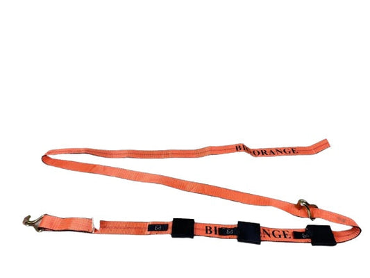 Orange 14ft Double J Wire Hook Cottrell Style Wheel Strap (Box of 14)