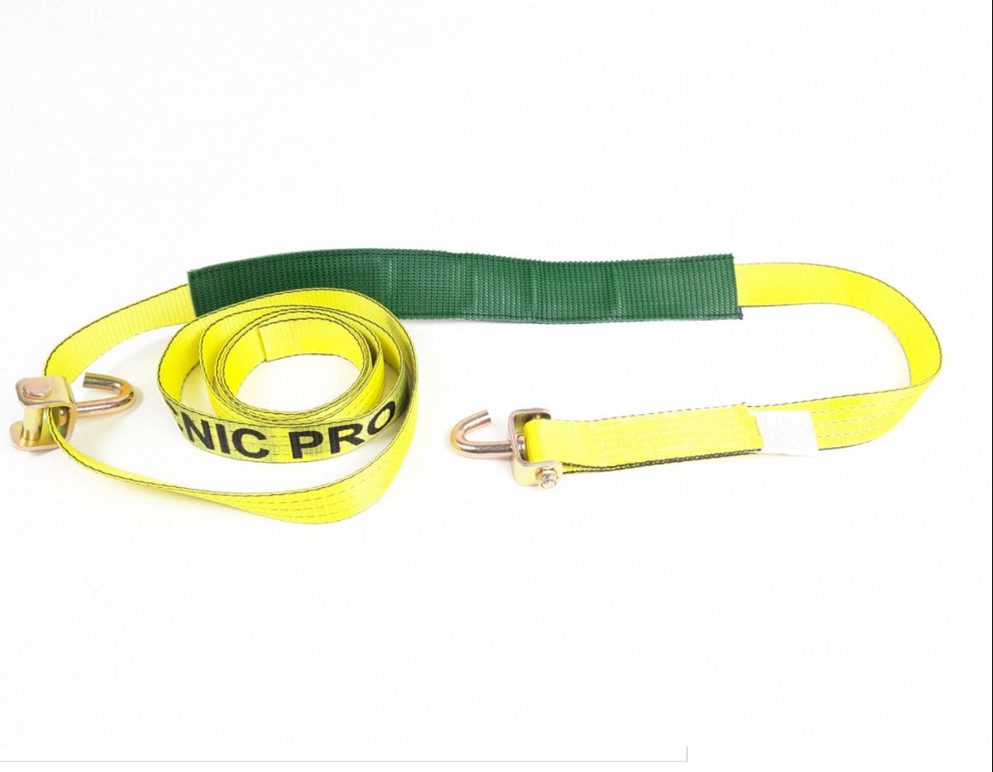 14 FT Yellow TECNIC PRO WEB Swivel J Hook Low Profile sleeve