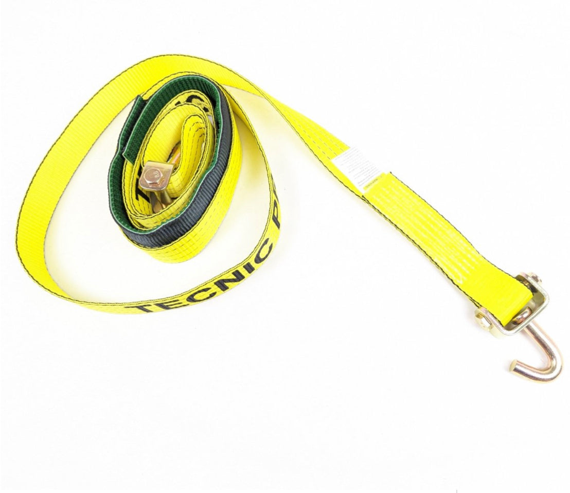 14 FT Yellow TECNIC PRO WEB Swivel J Hook Low Profile sleeve