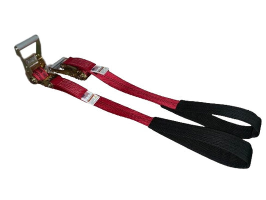 2 Pack of 2" X 6' Tow Underlift Towing Tie Down straps | Free Shipping!