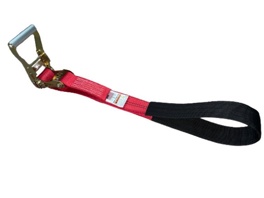 Single Underlift Tie Down Tow Strap 2" x 6'