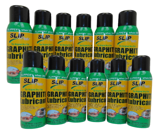 12 Pack of 12 OUNCE Aerosol Cans of SLIP Plate / sales trip