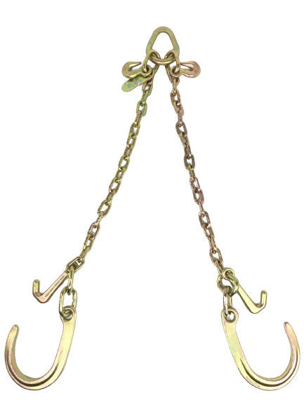 24" V-Bridle Chain with 8" Sport-J / Mini-J Hook Cluster