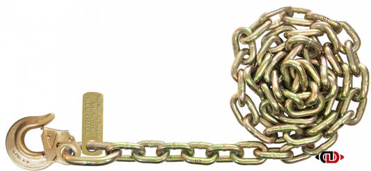 5/16 Grade 70 Towing Safety Chain with Safety Sling Hook - 10'