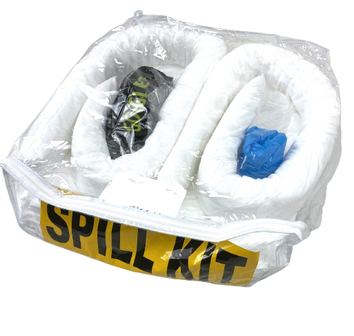 Spill Kit, Portable, Oil Only with shaker carton of Supersorbent