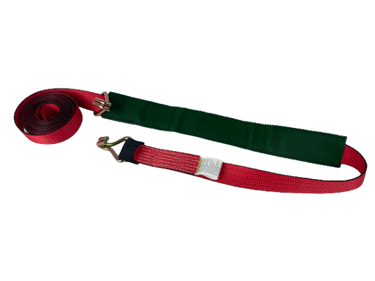 14' Red TECNIC Replacement strap with Low Profile Sleeve